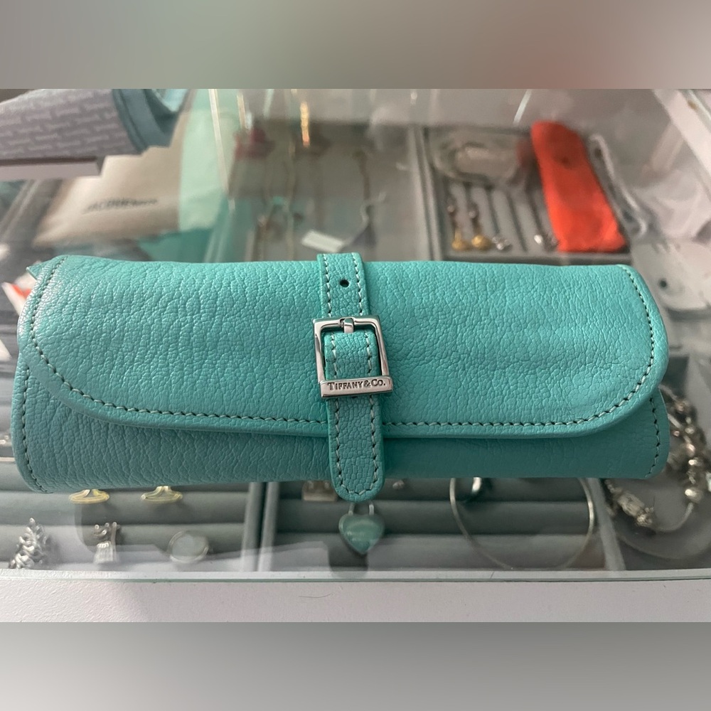 Tiffany&co travel jewelry case
